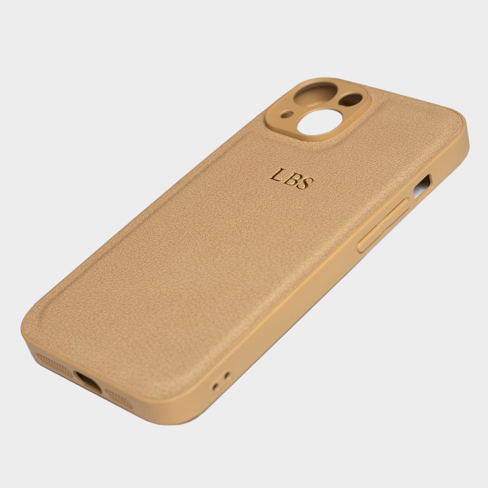 Tan Padded Personalized Case