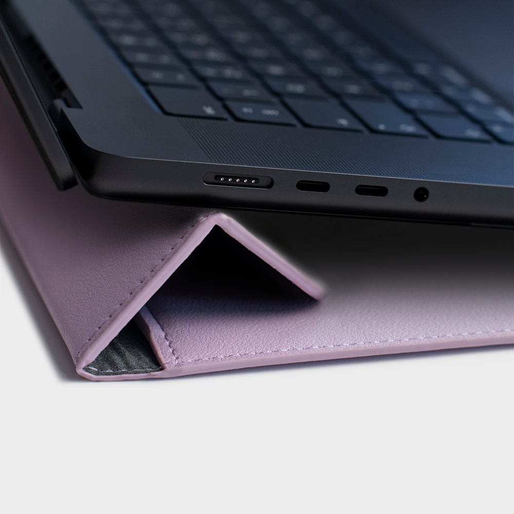 Lilac Personalized Laptop Sleeve with Stand