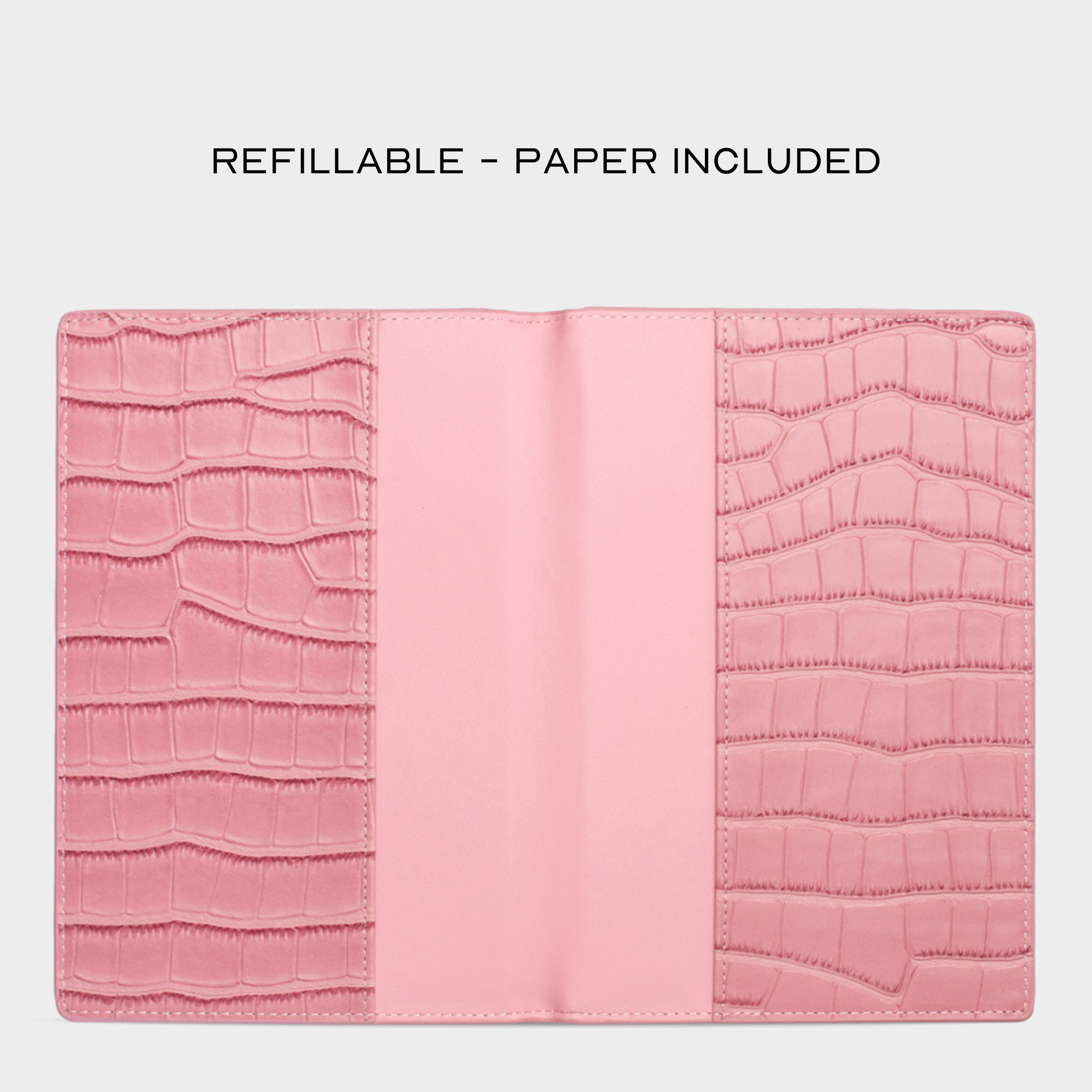 Pink Lizard Texture Personalized Notebook