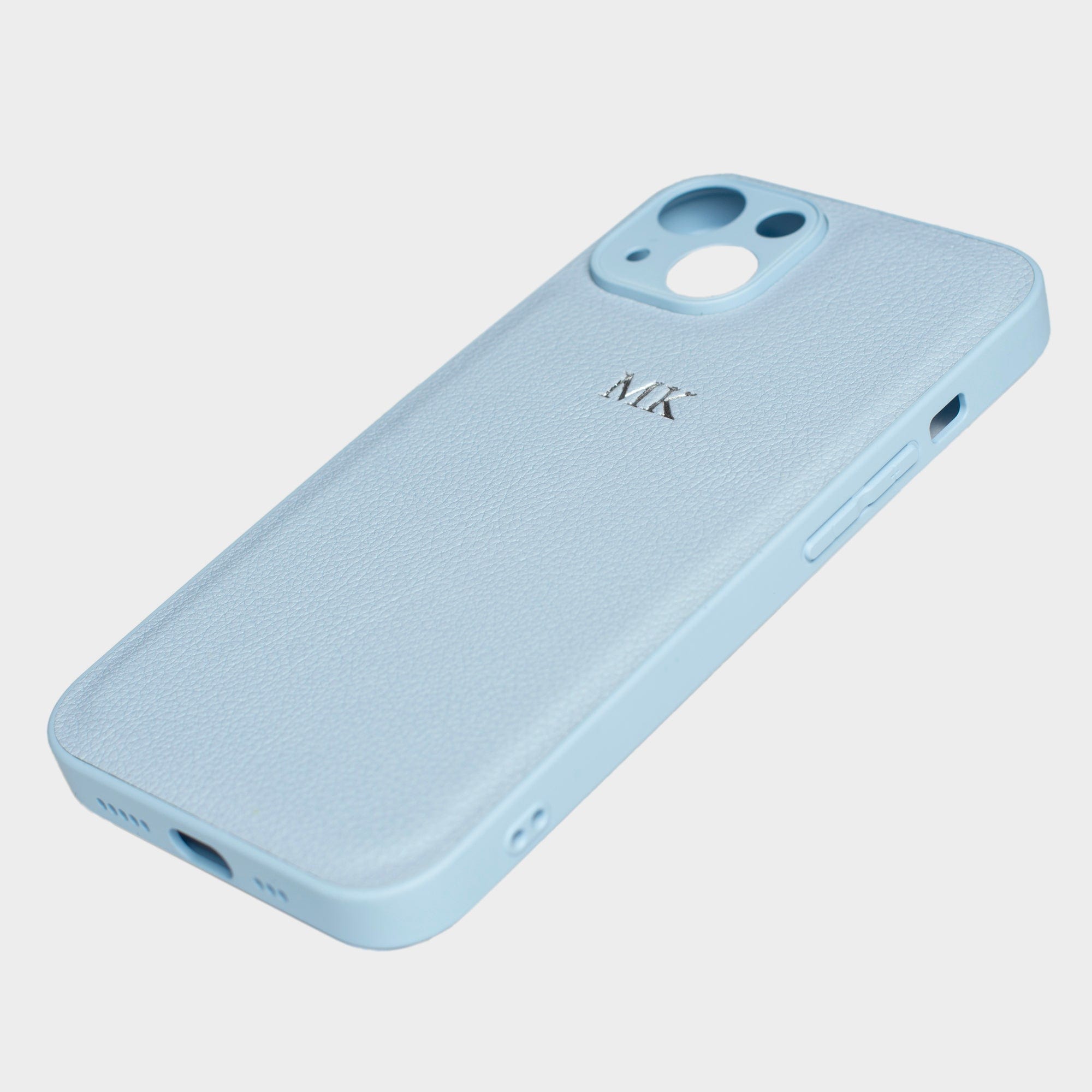 Light Blue Padded Personalized Case