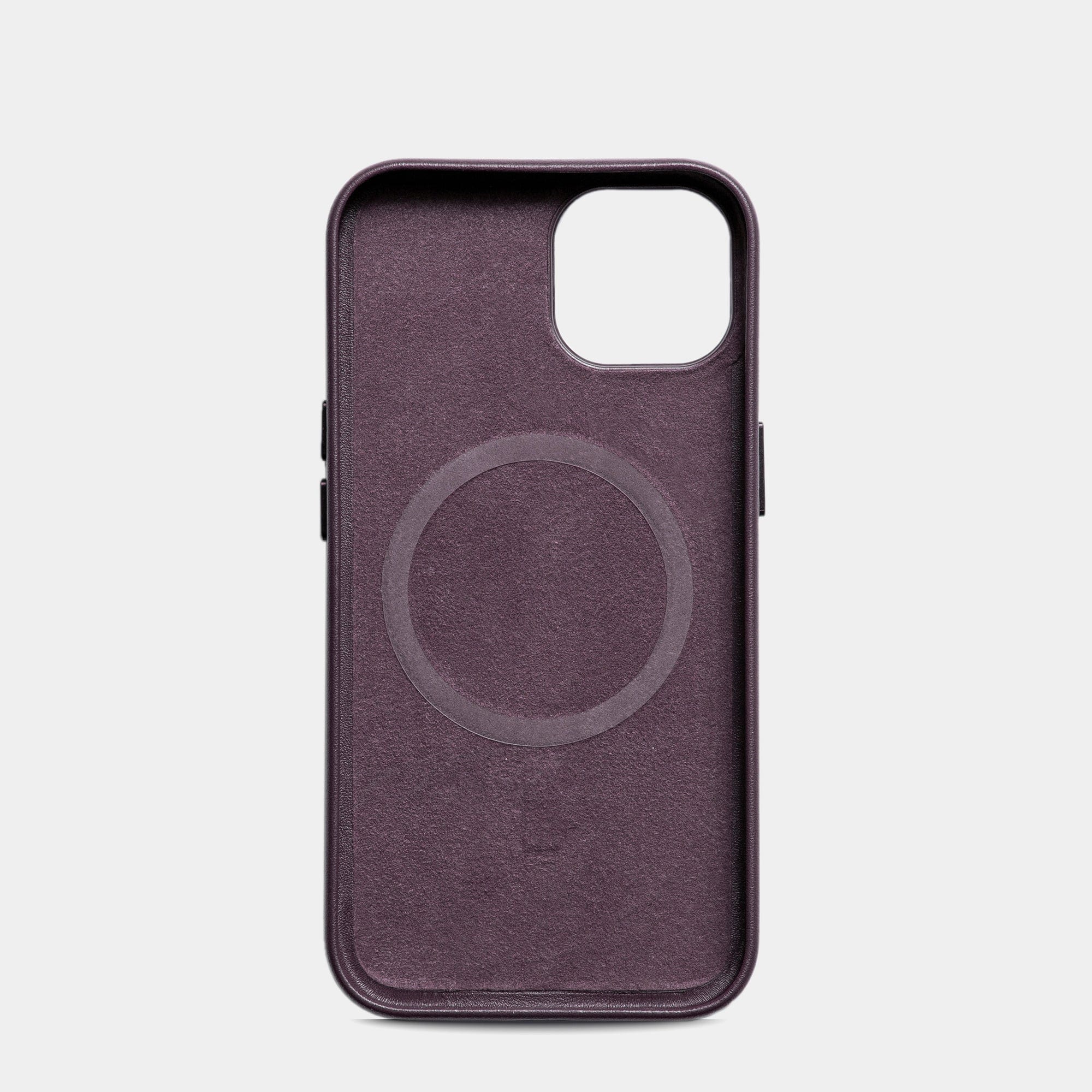 Purple MagSafe Grain Texture Personalized Case