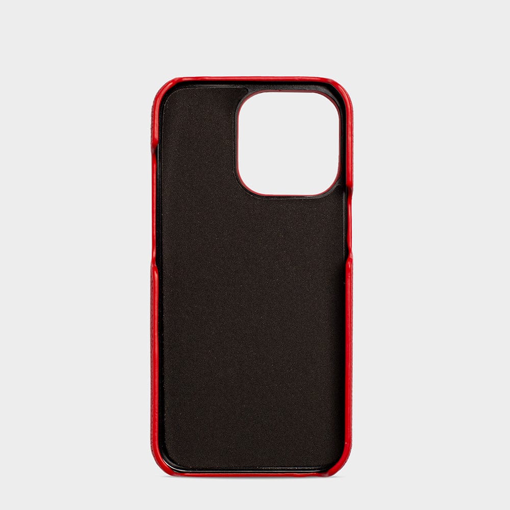 Red Pebble Texture Personalized Snap Case