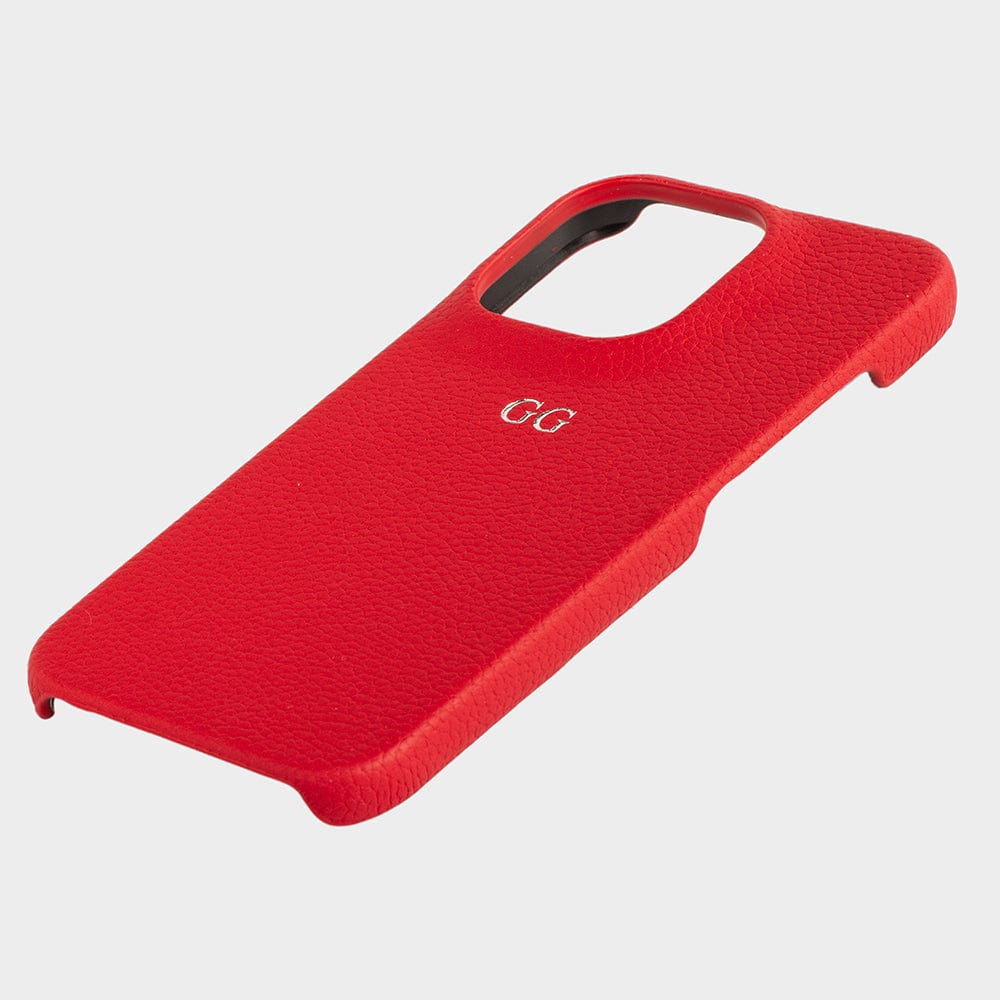 Red Pebble Texture Personalized Snap Case