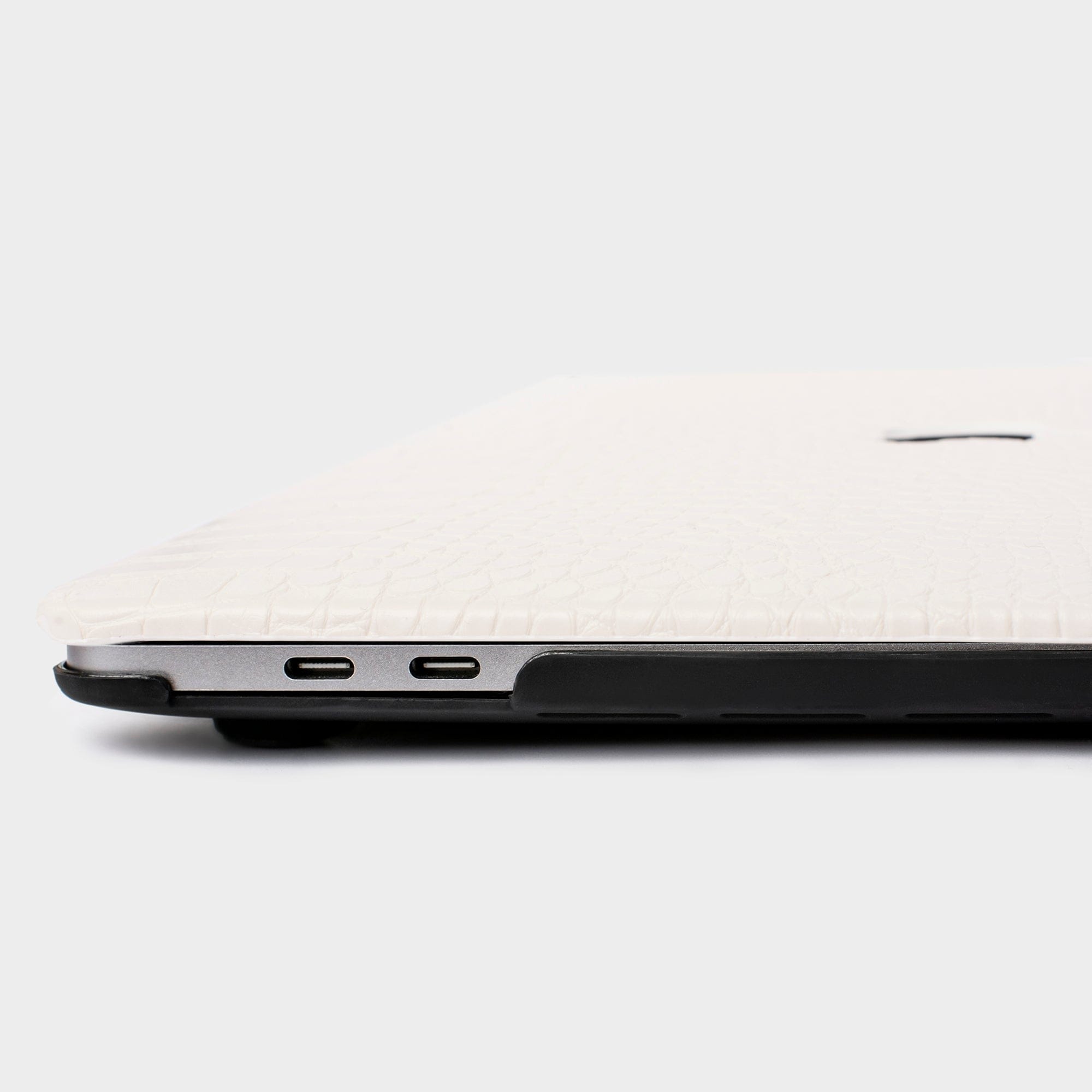 White Lizard MacBook Personalized Case