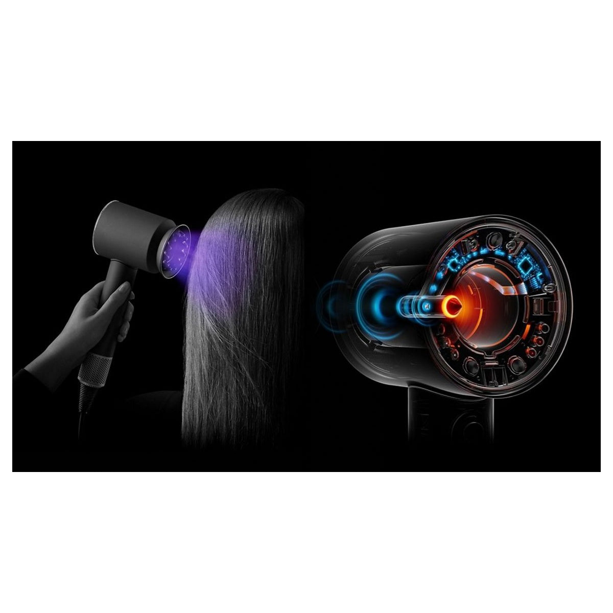 Dysen Supersonic Nural™ Haartrockner (Nachtblau/Kupfer)