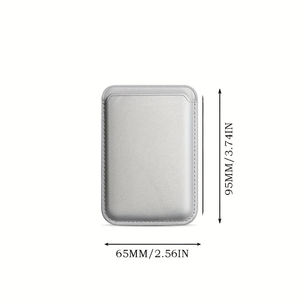 Magnetic Leather Card Holder