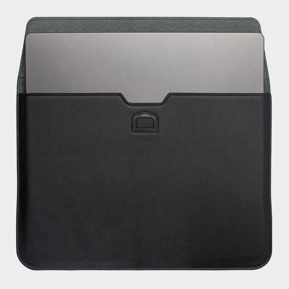 Black Personalized Laptop Sleeve with Stand