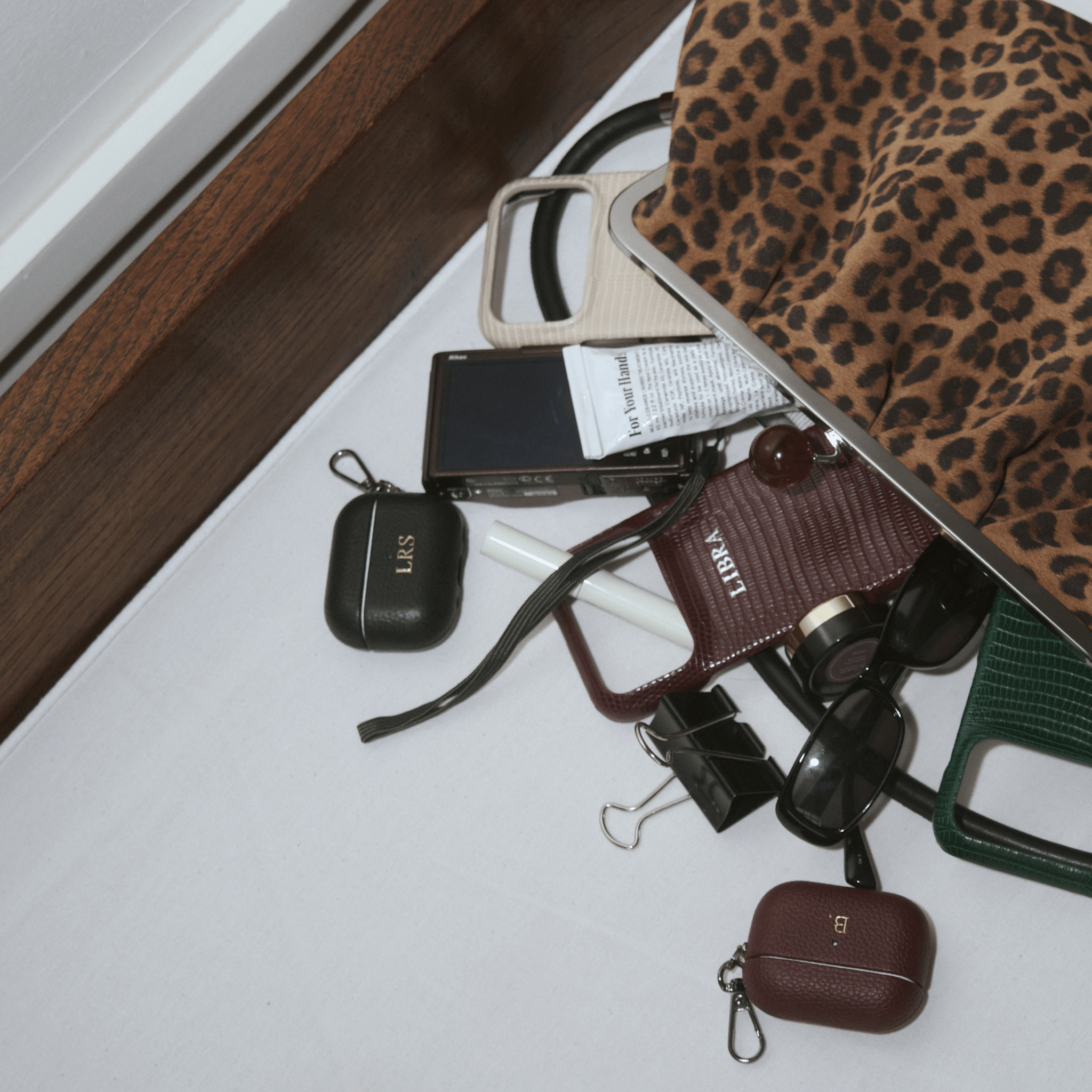 Black AirPods Personalized Case