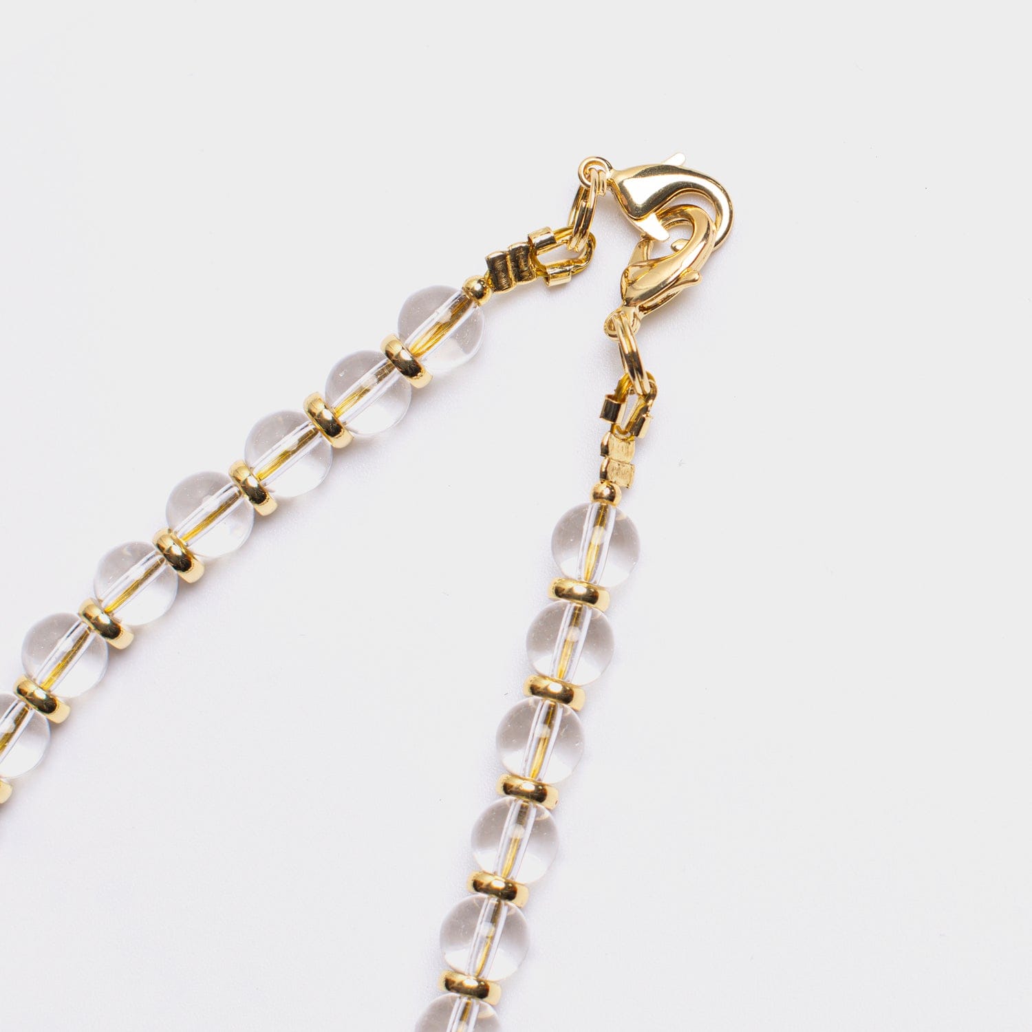 Clear Quartz Natural Stone Phone Charm