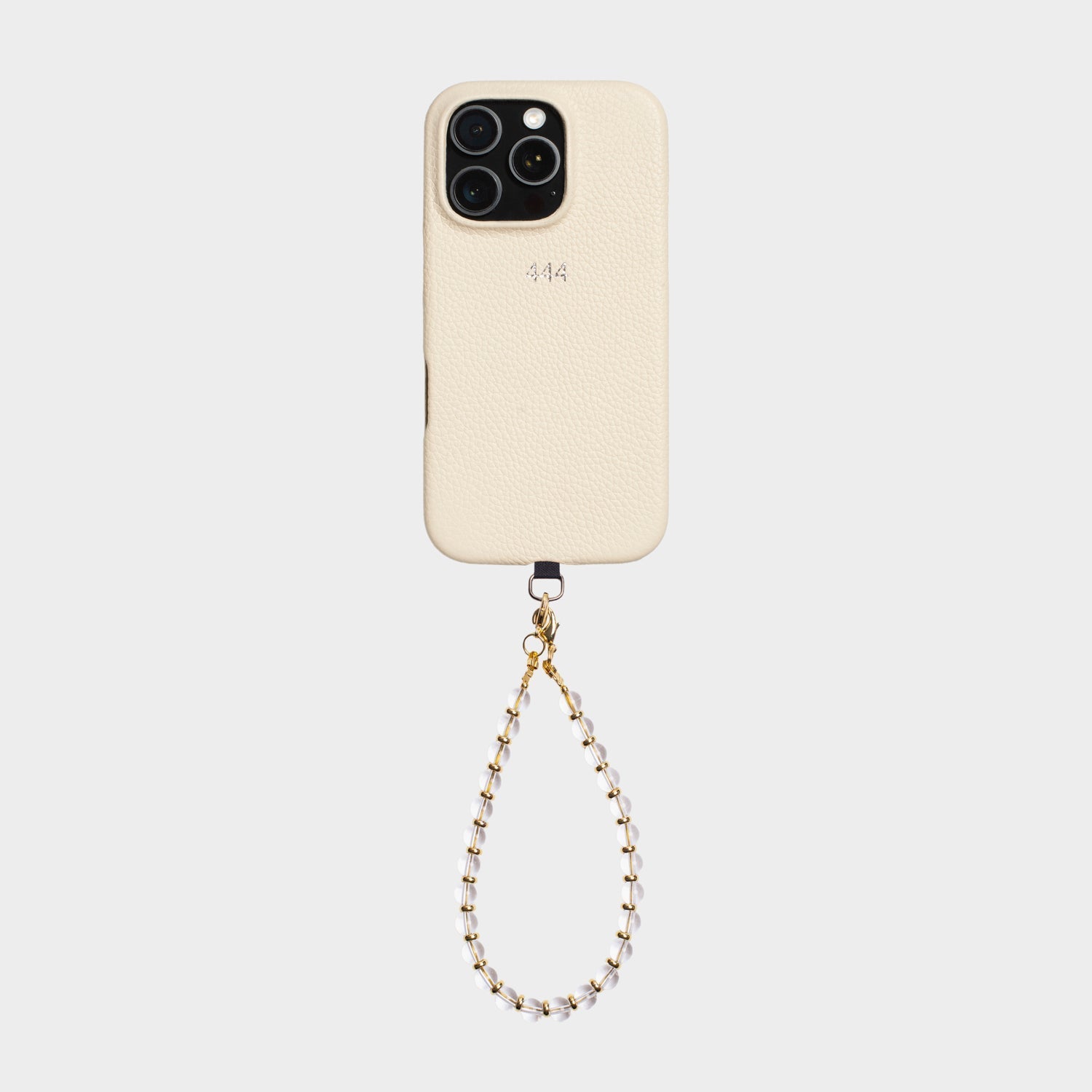 Clear Quartz Natural Stone Phone Charm