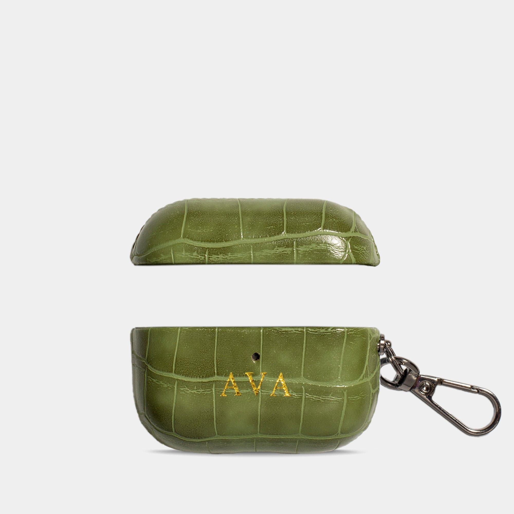 Green Lizard AirPods Personalized Case