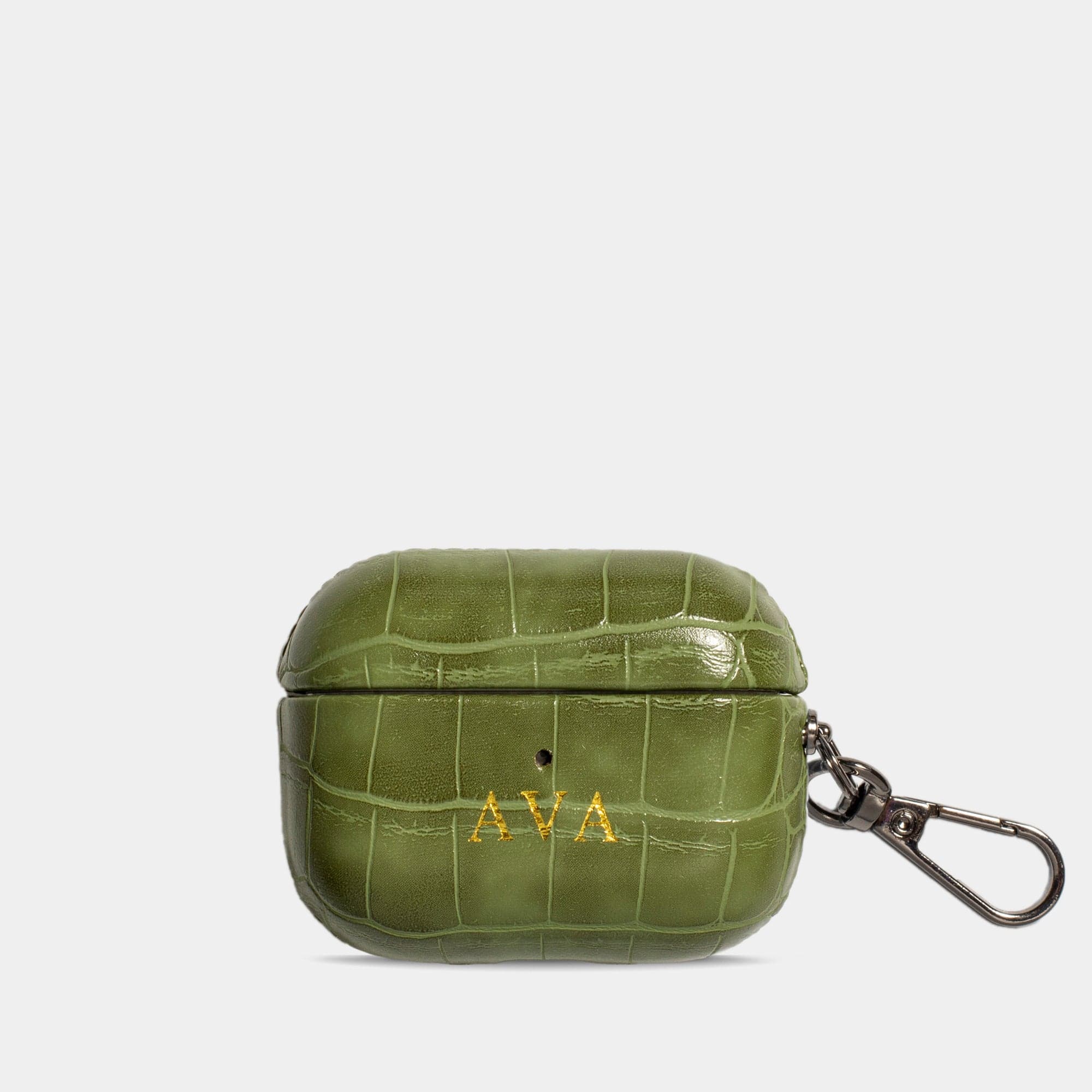 Green Lizard AirPods Personalized Case