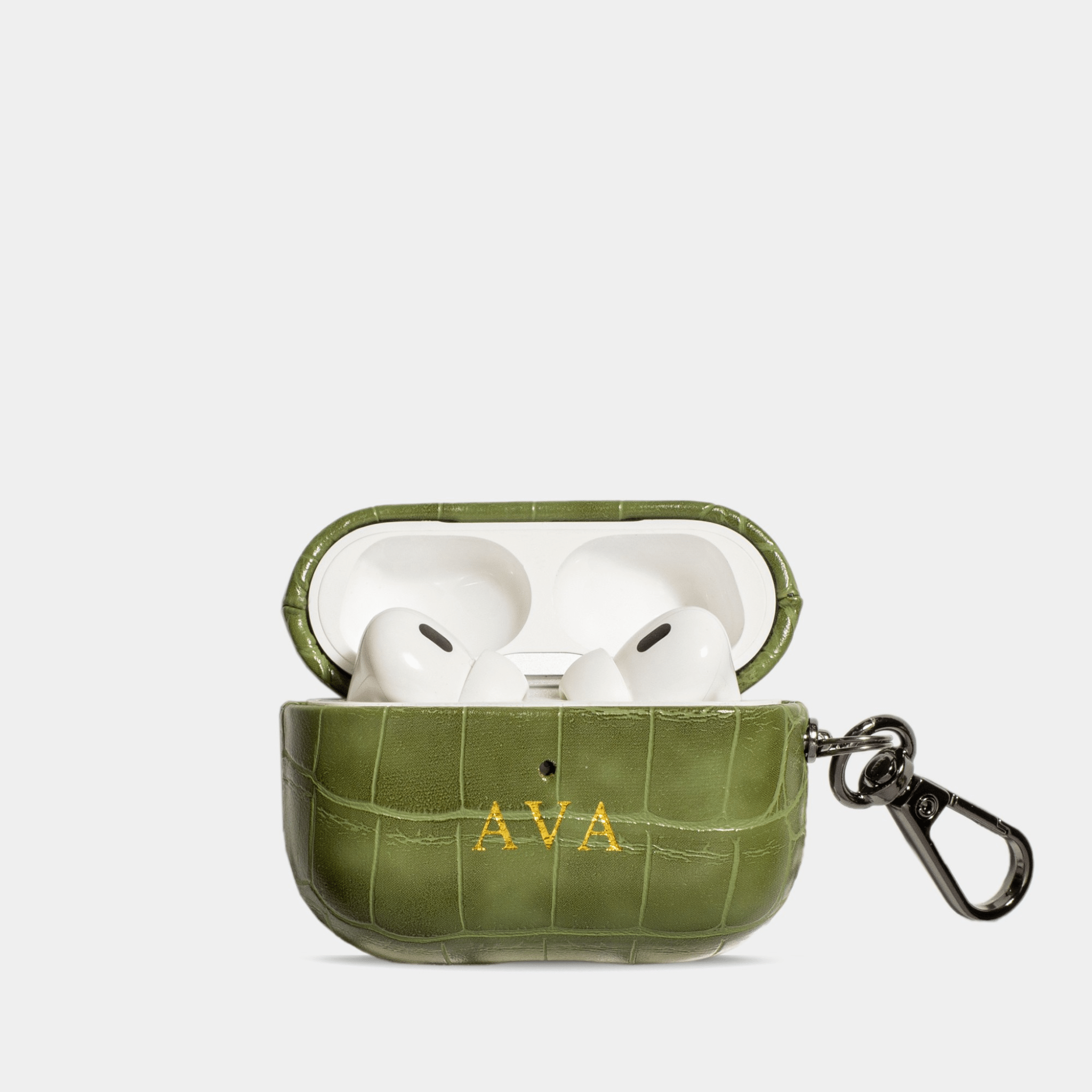 Green Lizard AirPods Personalized Case