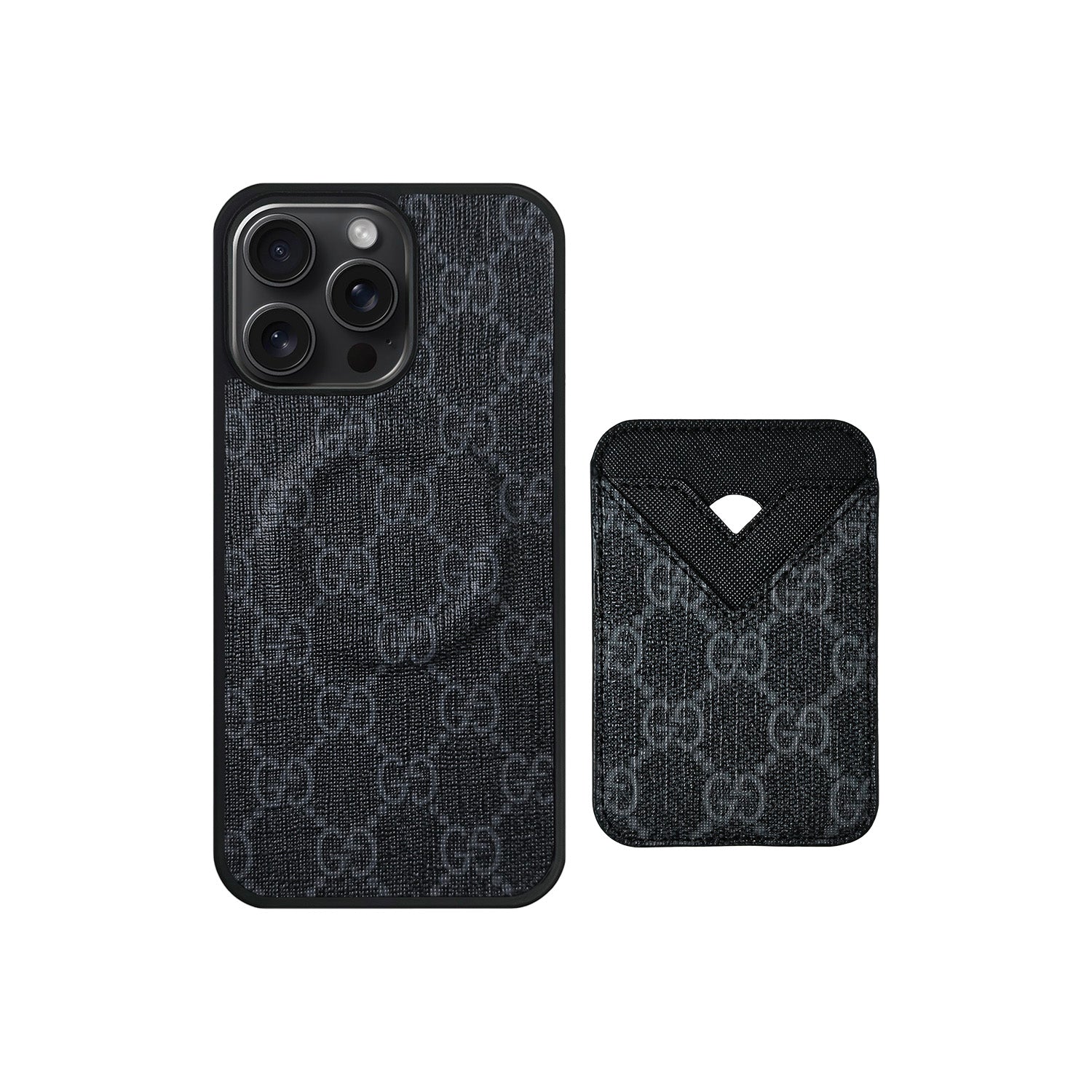 SET MAGSAFE CARDHOLDER GG CLASSIC BLACK