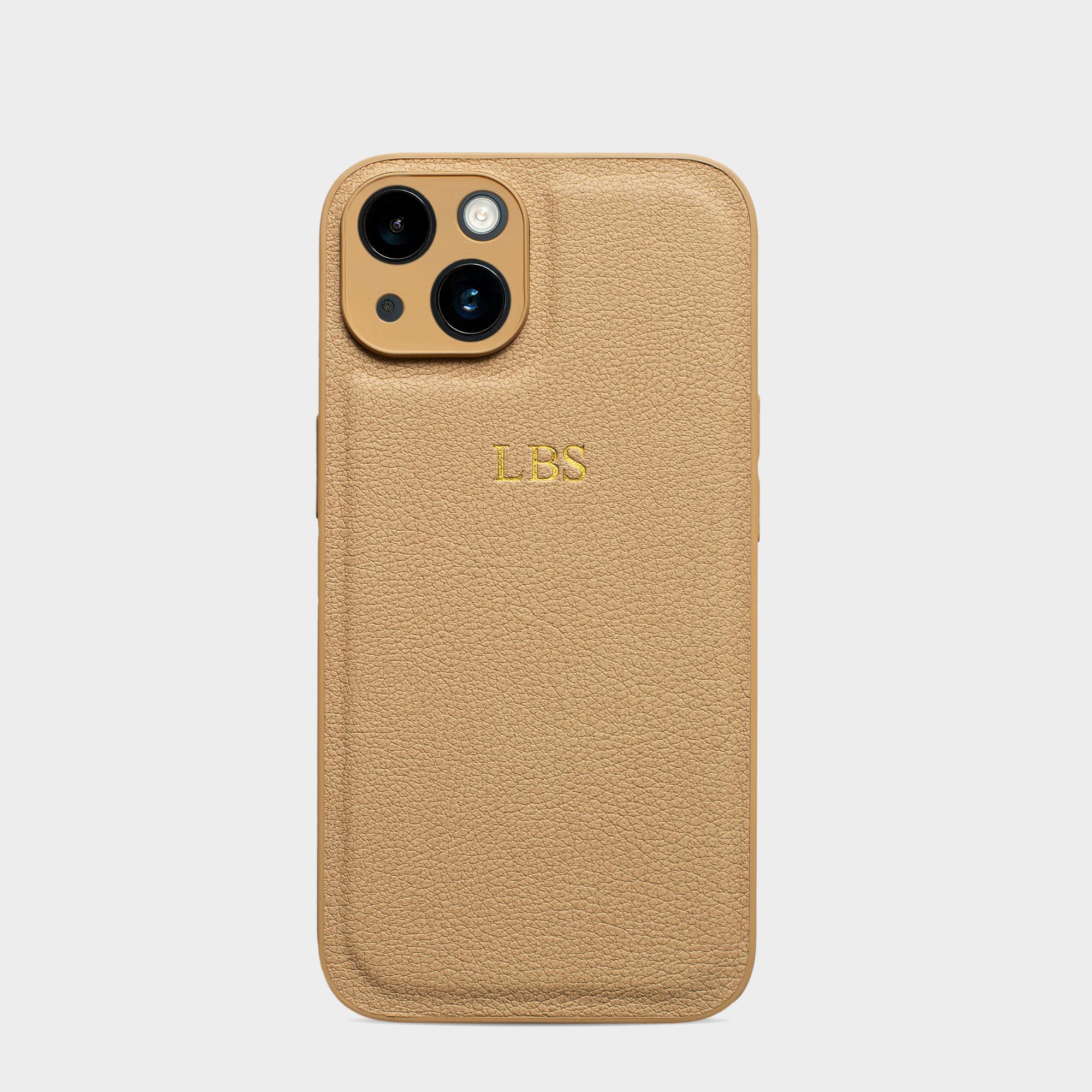 Tan Padded Personalized Case
