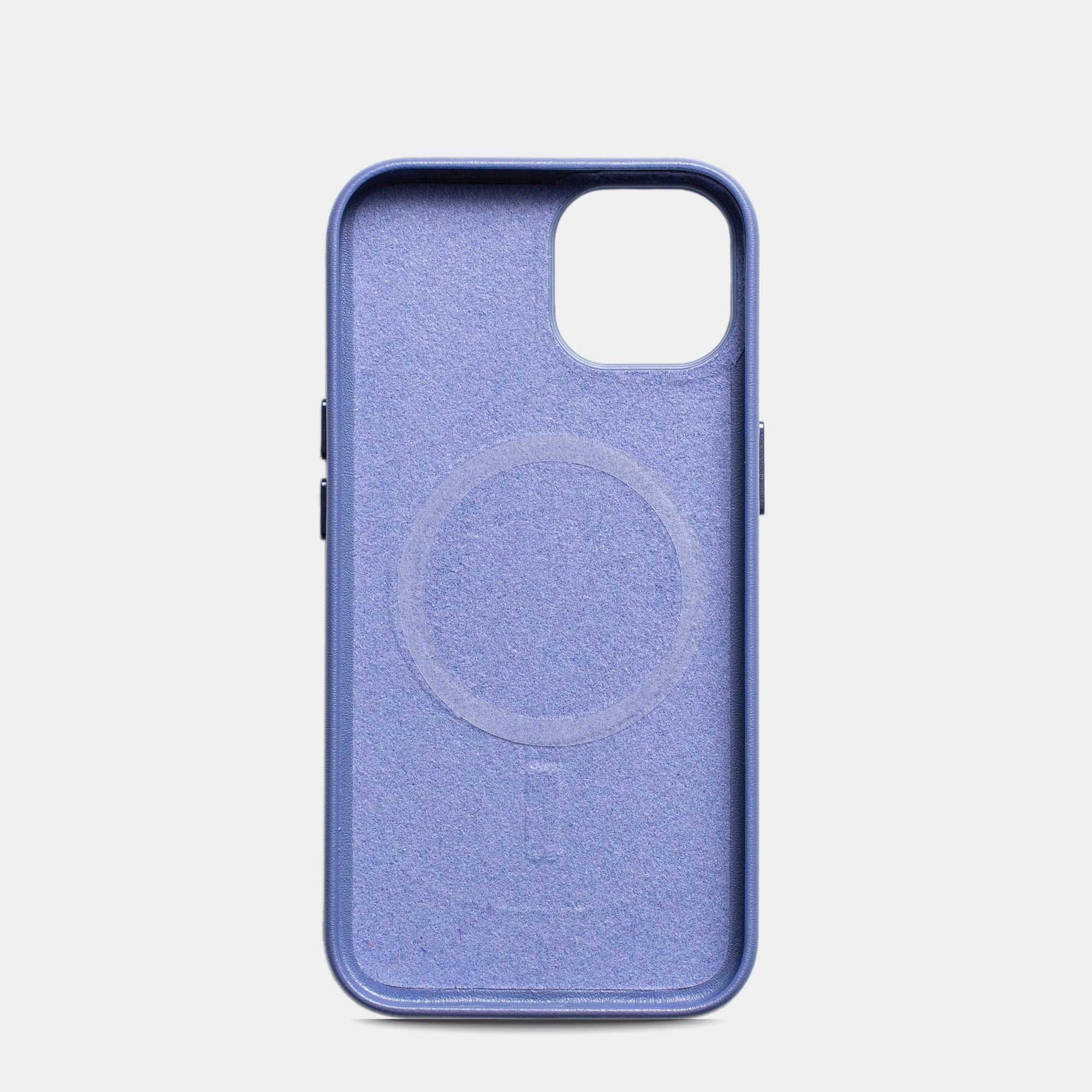 Light Blue MagSafe Grain Texture Personalized Case