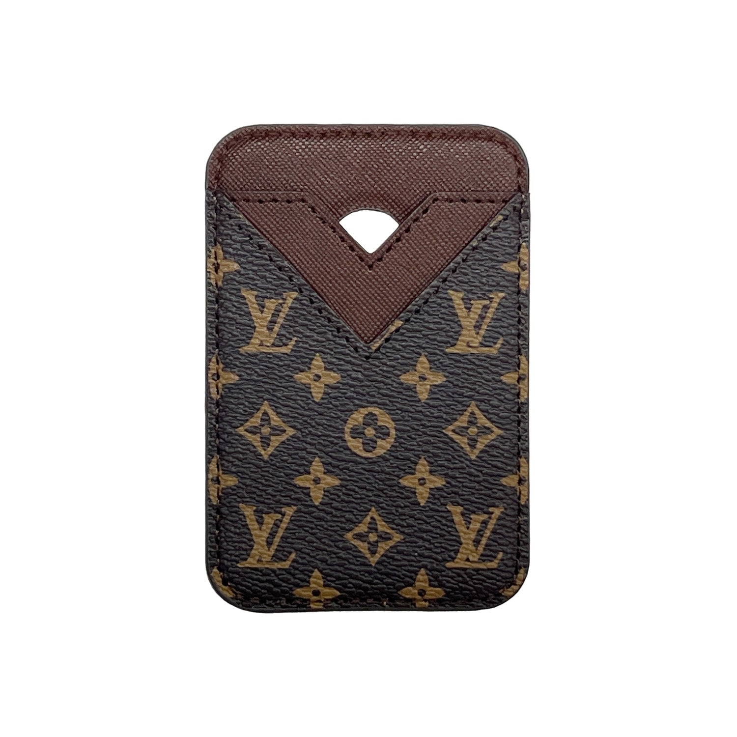 MULTILOGO BROWN MAGSAFE CARDHOLDER