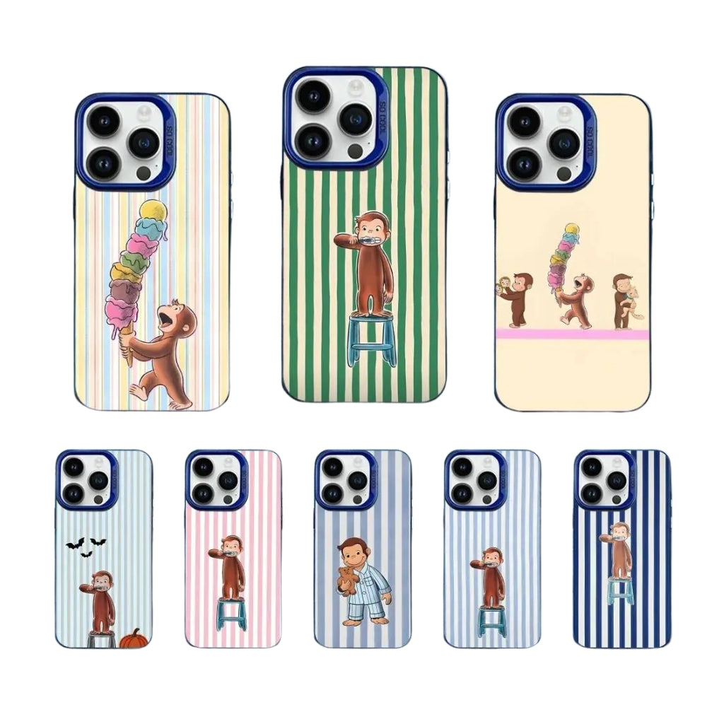 Monkey Ice Cream Yellow Striped