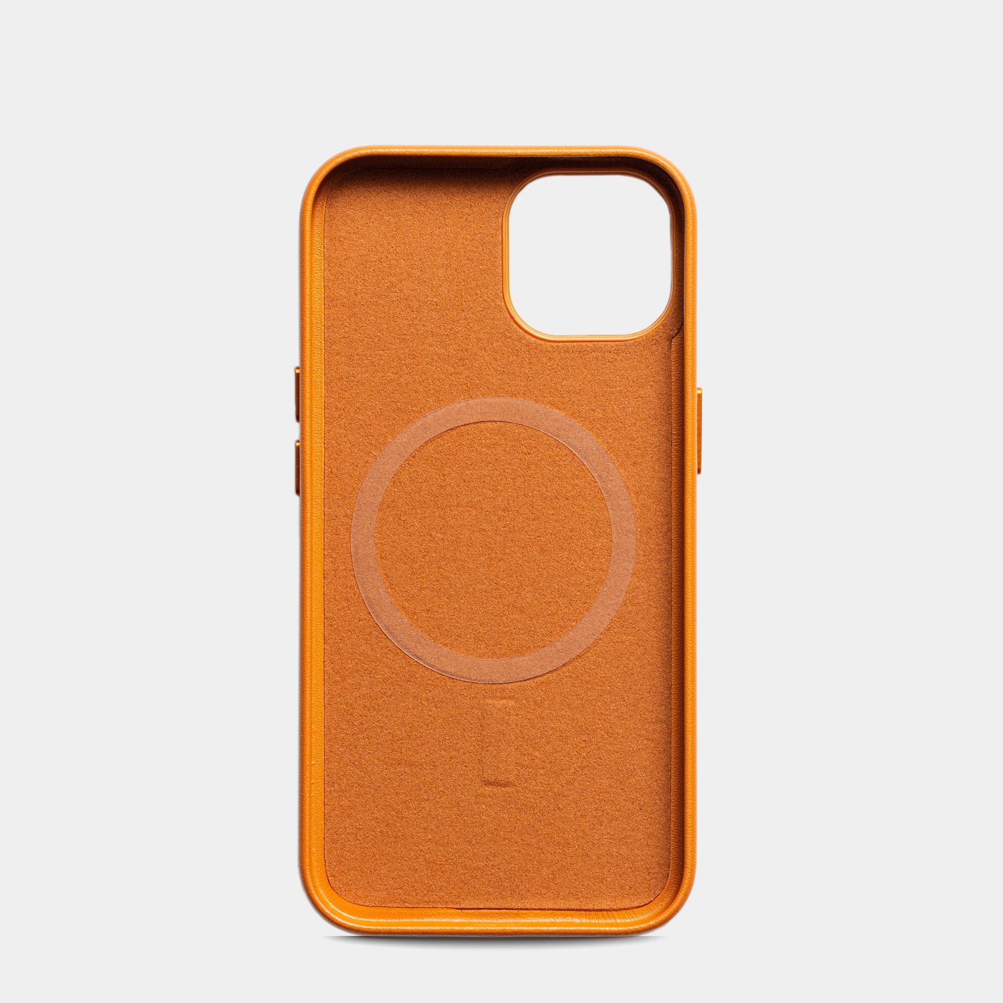 Orange MagSafe Grain Texture Personalized Case