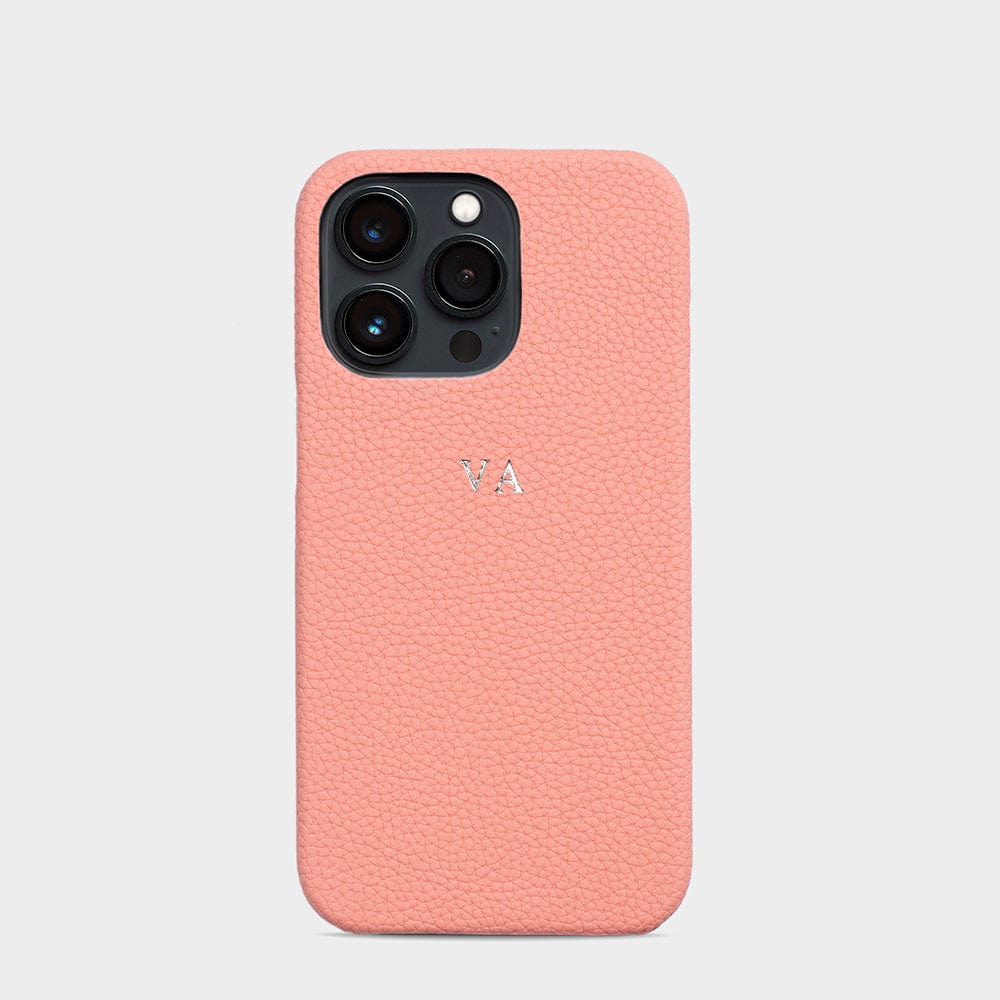 Pink Pebble Texture Personalized Snap Case