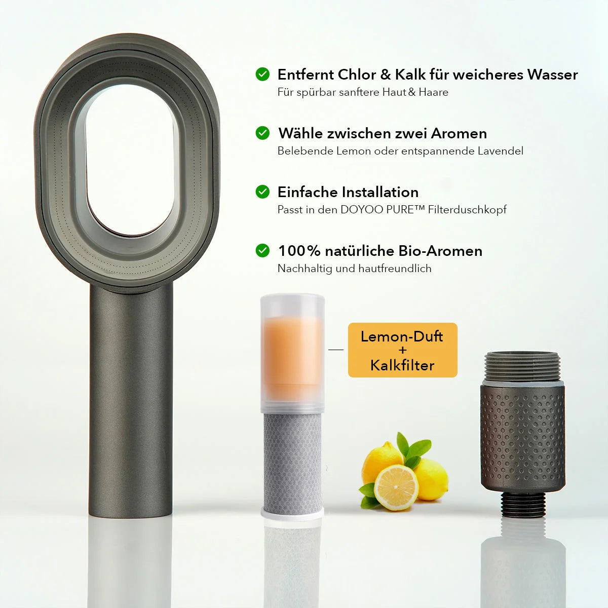High End Duschfilter - Doyoo Pure Skin Filterduschkopf