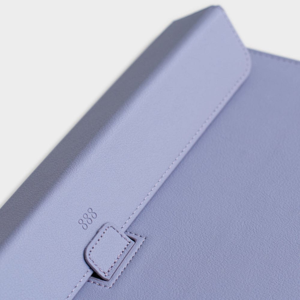 Purple Personalized Laptop Sleeve with Stand