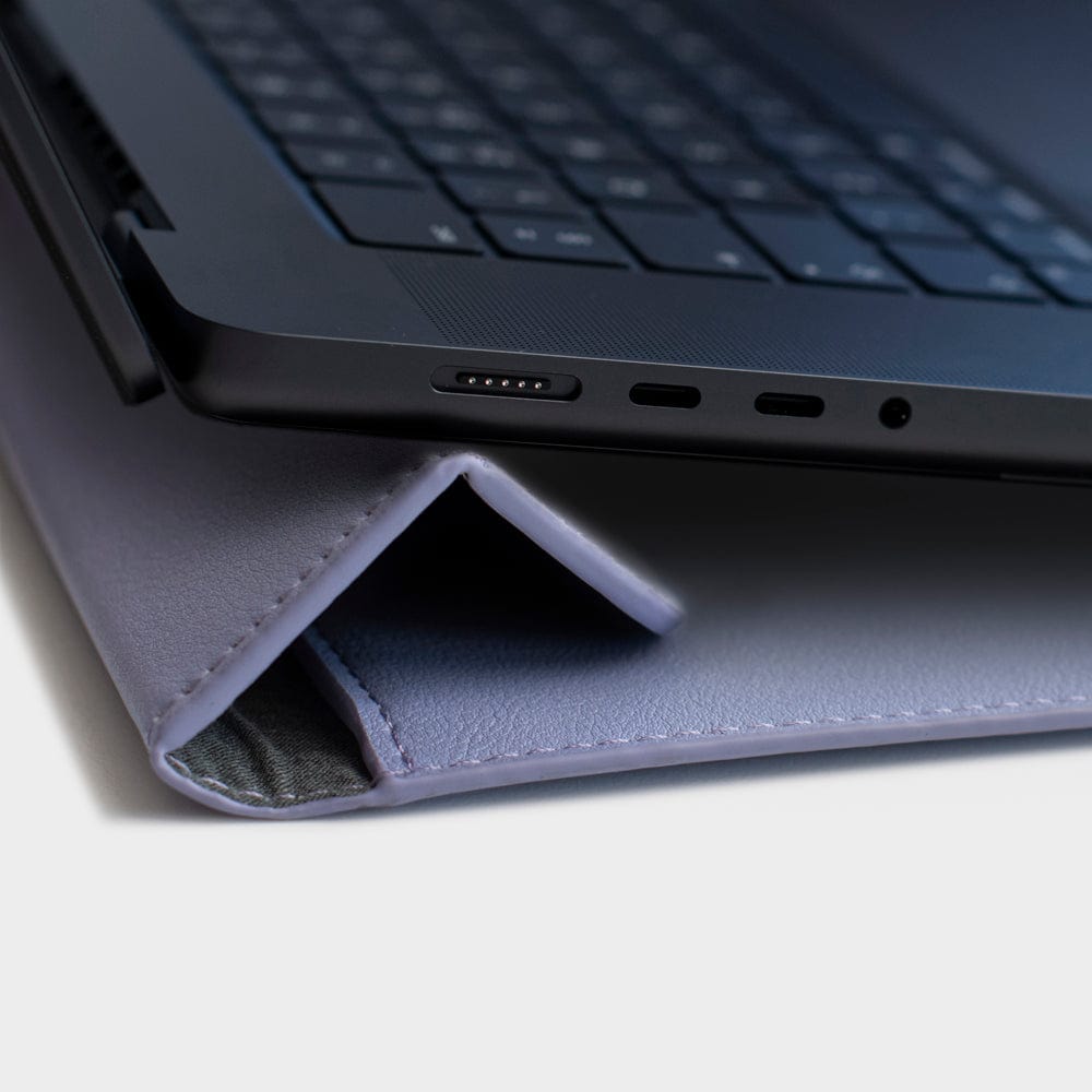 Purple Personalized Laptop Sleeve with Stand